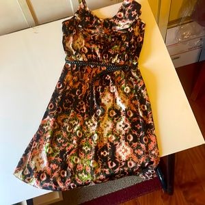 Calvin Klein Ladies Belted L Dress